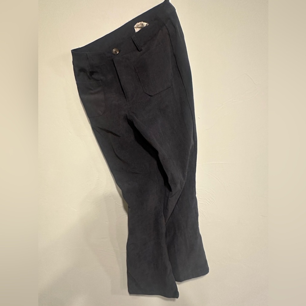 Harper Heritage Grey Corduroy Flare Pants